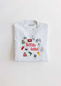 Ya Filthy Animal Icons Sweatshirt