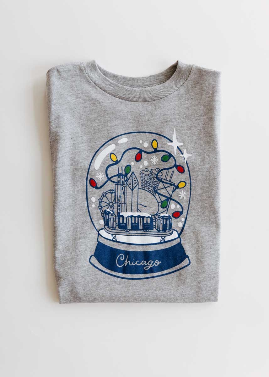 Chicago Snow Globe Toddler Tee
