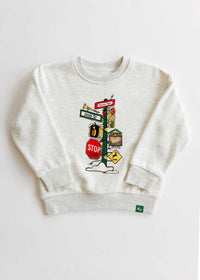Chicago Christmas Street Sweatshirt