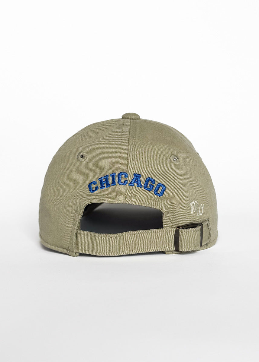 Toddler C Is For Chicago Dad Hat - Deep Sage