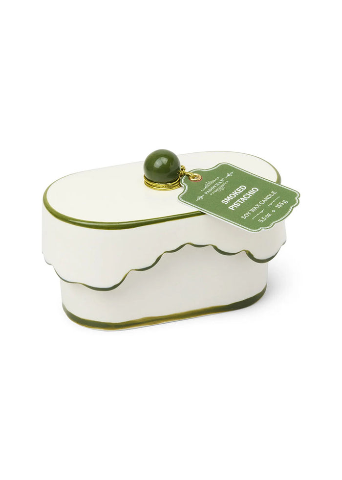 Chérie Ceramic Dish Candle - Smoked Pistachio - 5.5oz
