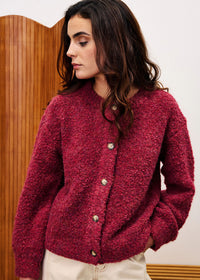 Selkirk Cardigan - Bordeaux