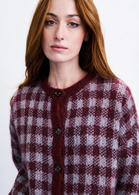 Aomori Cardigan - Bordeaux