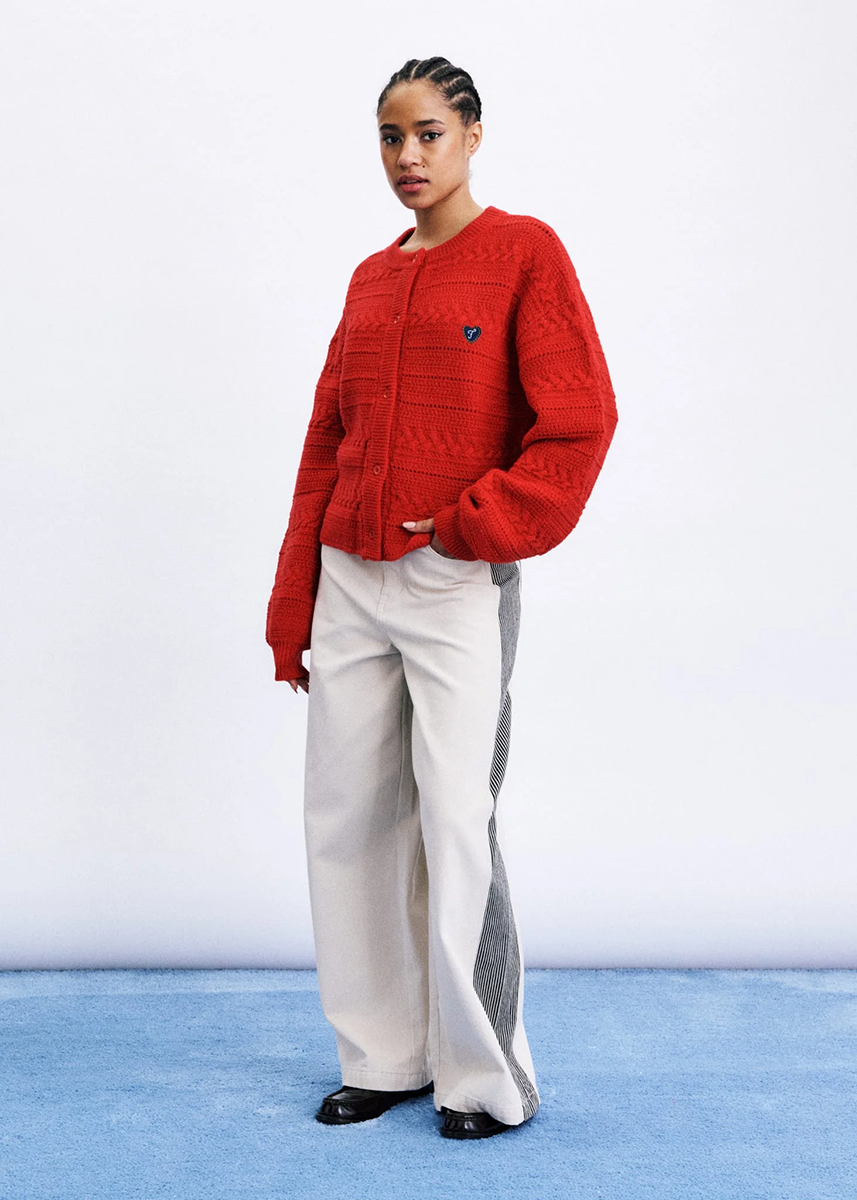 Daigoji Cardigan - Rouge