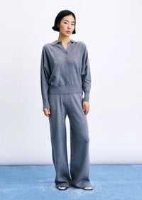 Bath Collared Sweater - Grey