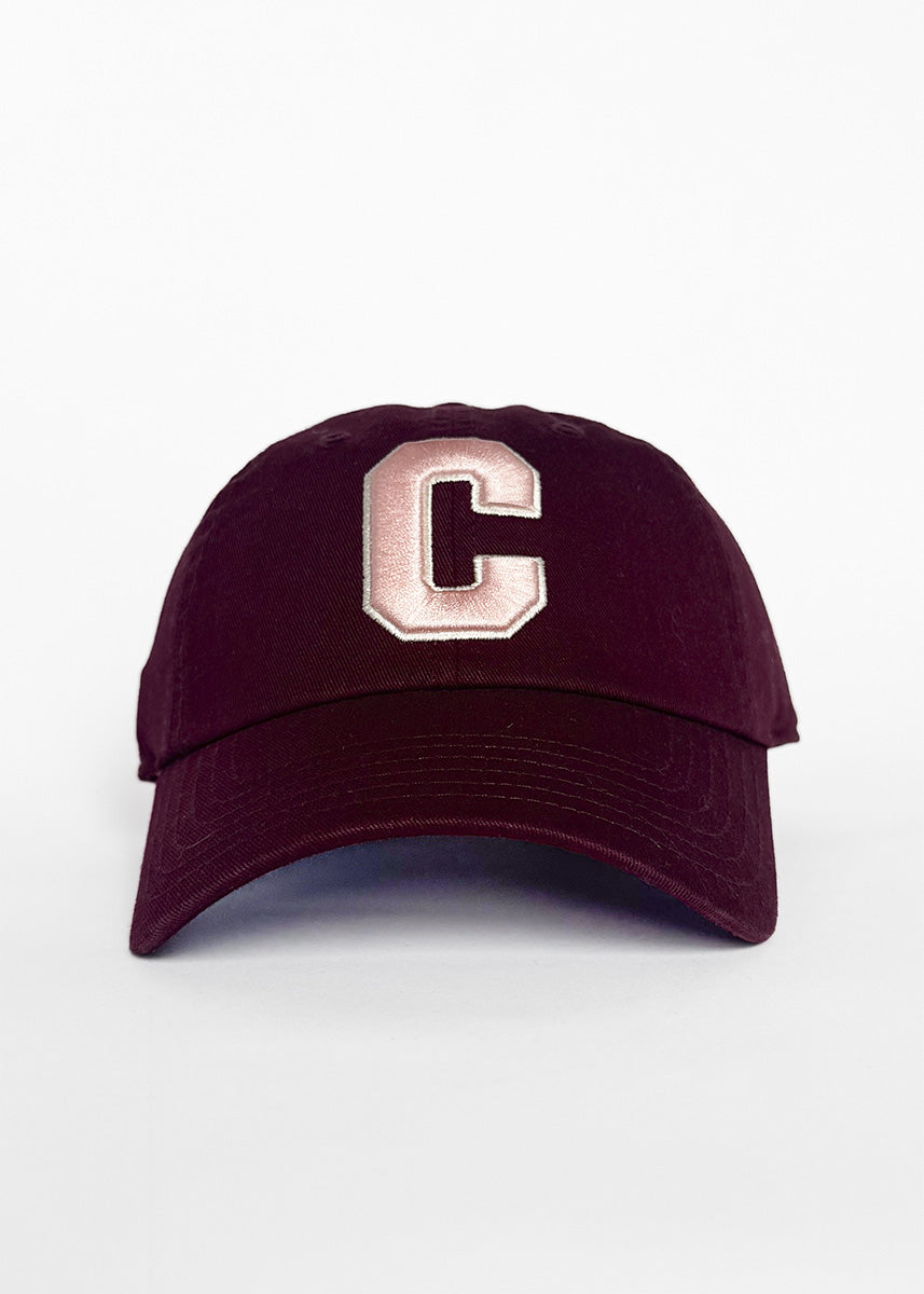 Youth C Is for Chicago Dad Hat - Burgundy