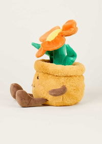 Flower Pot Warmies - Orange