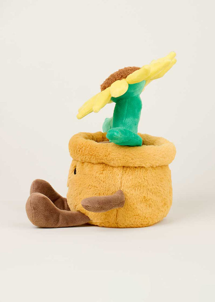 Flower Pot Warmies - Yellow