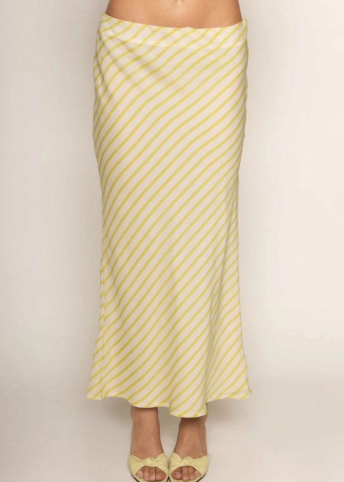Carina Maxi Skirt - Lime