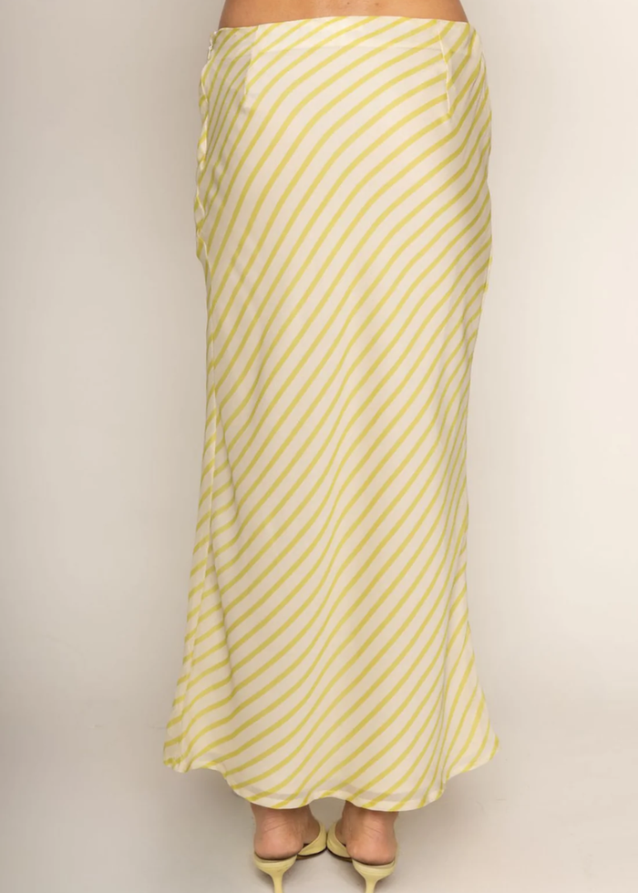 Carina Maxi Skirt - Lime