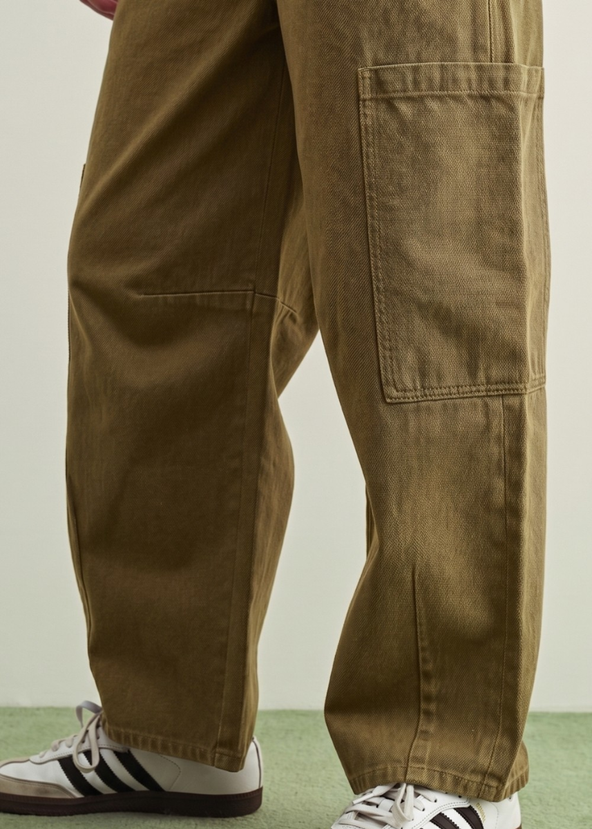 Ceile Pants - Washed Brown