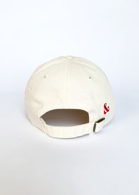 Chainstitch Chicago Dog Dad Hat - Ivory