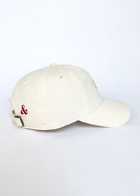 Chainstitch Chicago Dog Dad Hat - Ivory