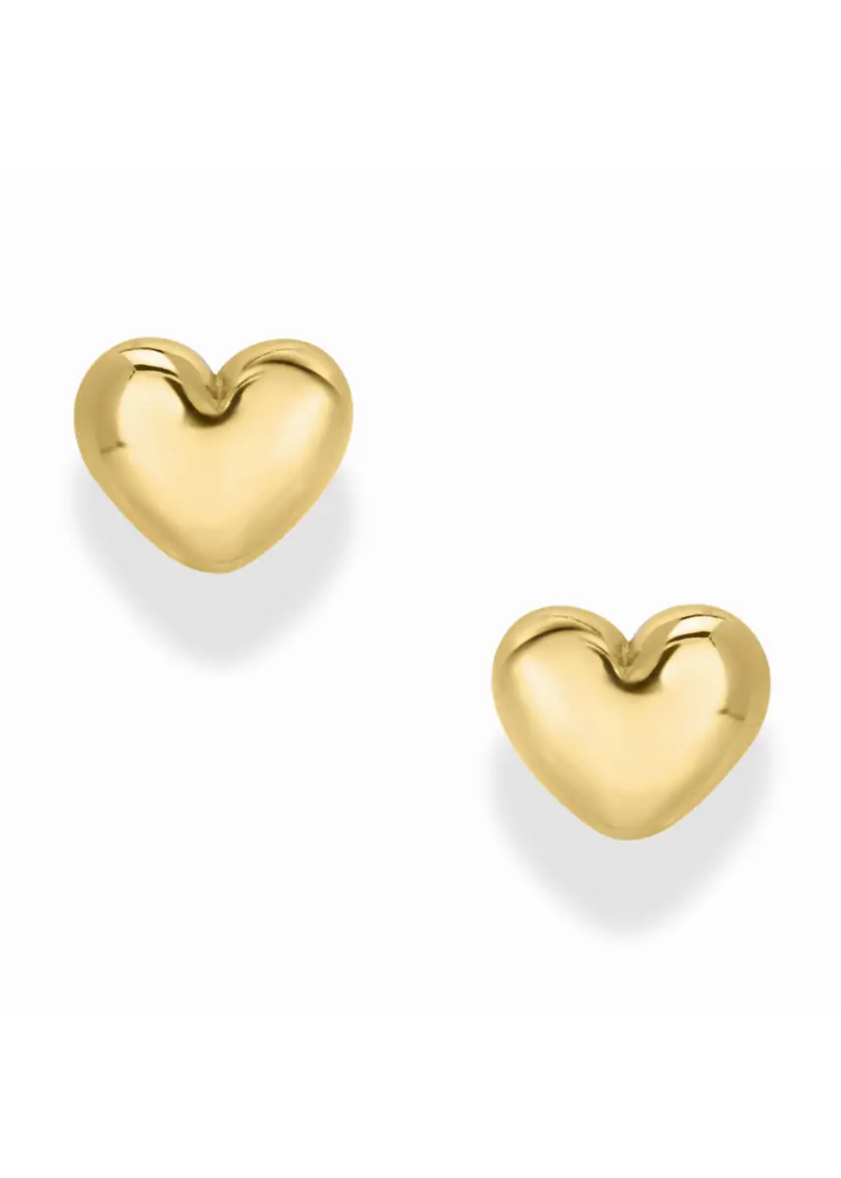 Charlotte Mini Heart Studs - Gold