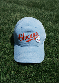 Toddler Chicago 1876 Denim Dad Hat - Light Denim