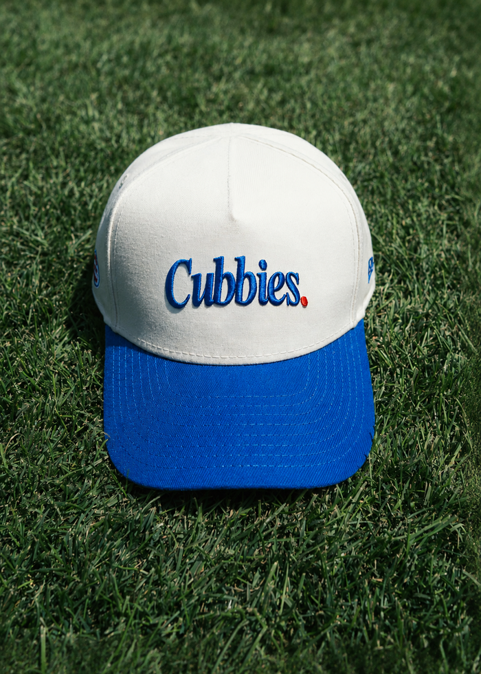 Toddler Cubs Cubbies. Hat - Ivory & Majestic Blue