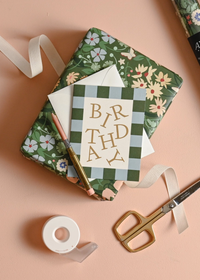 Check Edge Birthday Card