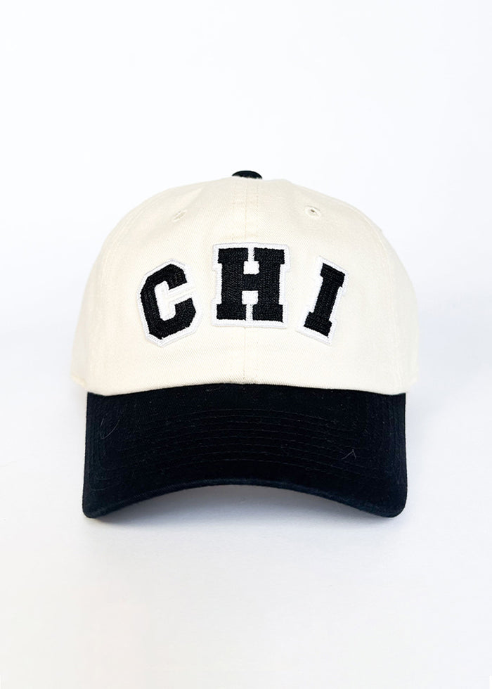 Chi 2-Tone Baseball Cap - Black