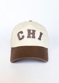 Chi 2-Tone Baseball Cap - Espresso