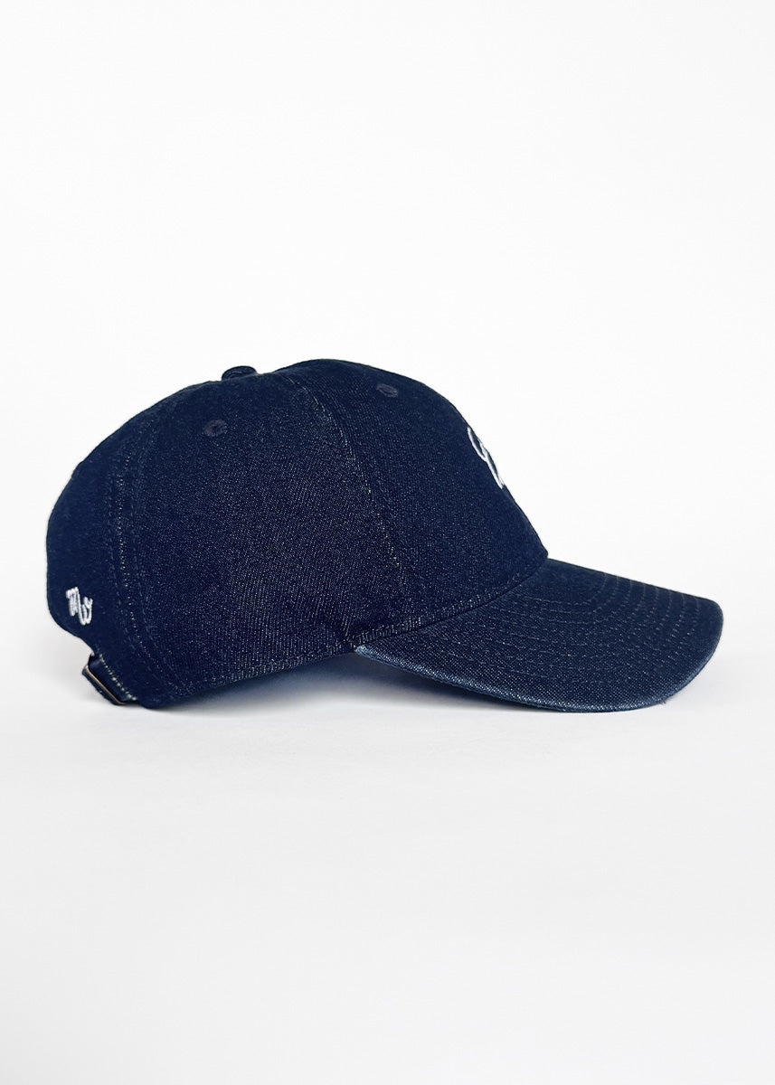 Youth Chi Embroidered Dad Hat - Dark Denim