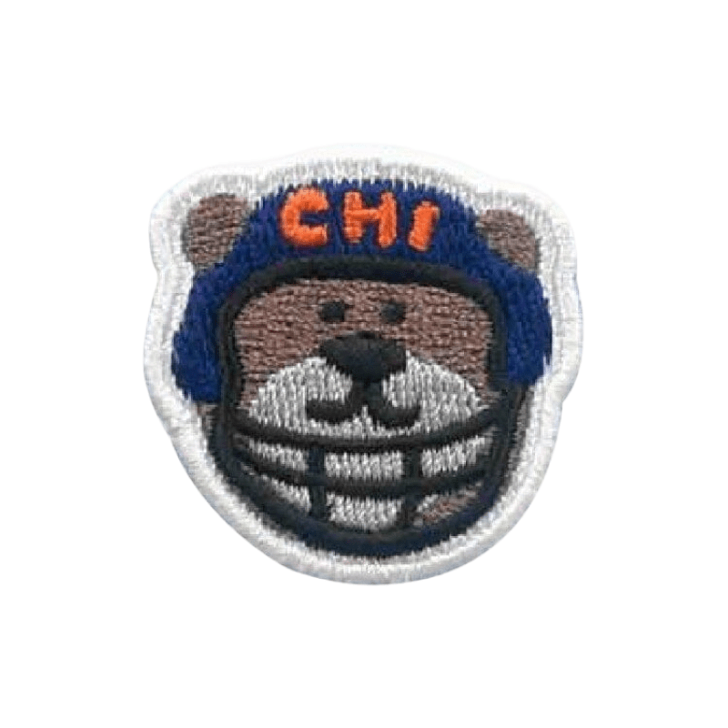 Chi Football Bear Patch