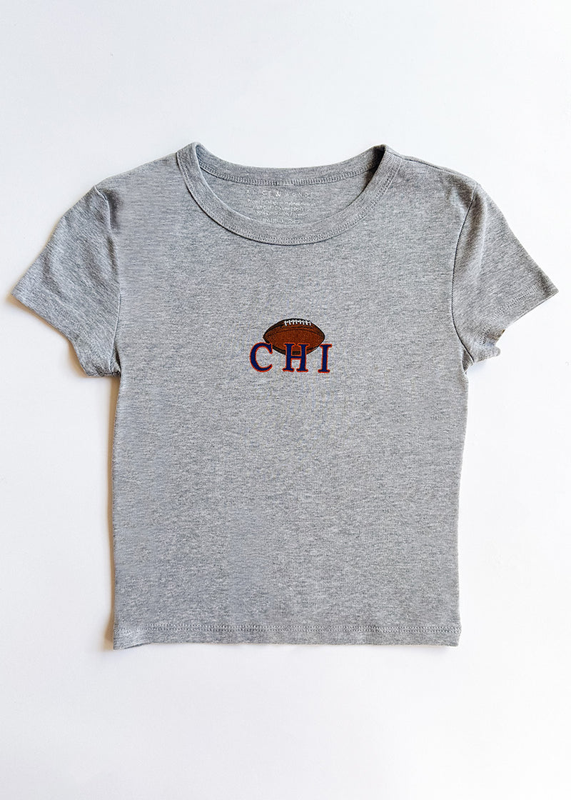 Chi Football Baby Tee
