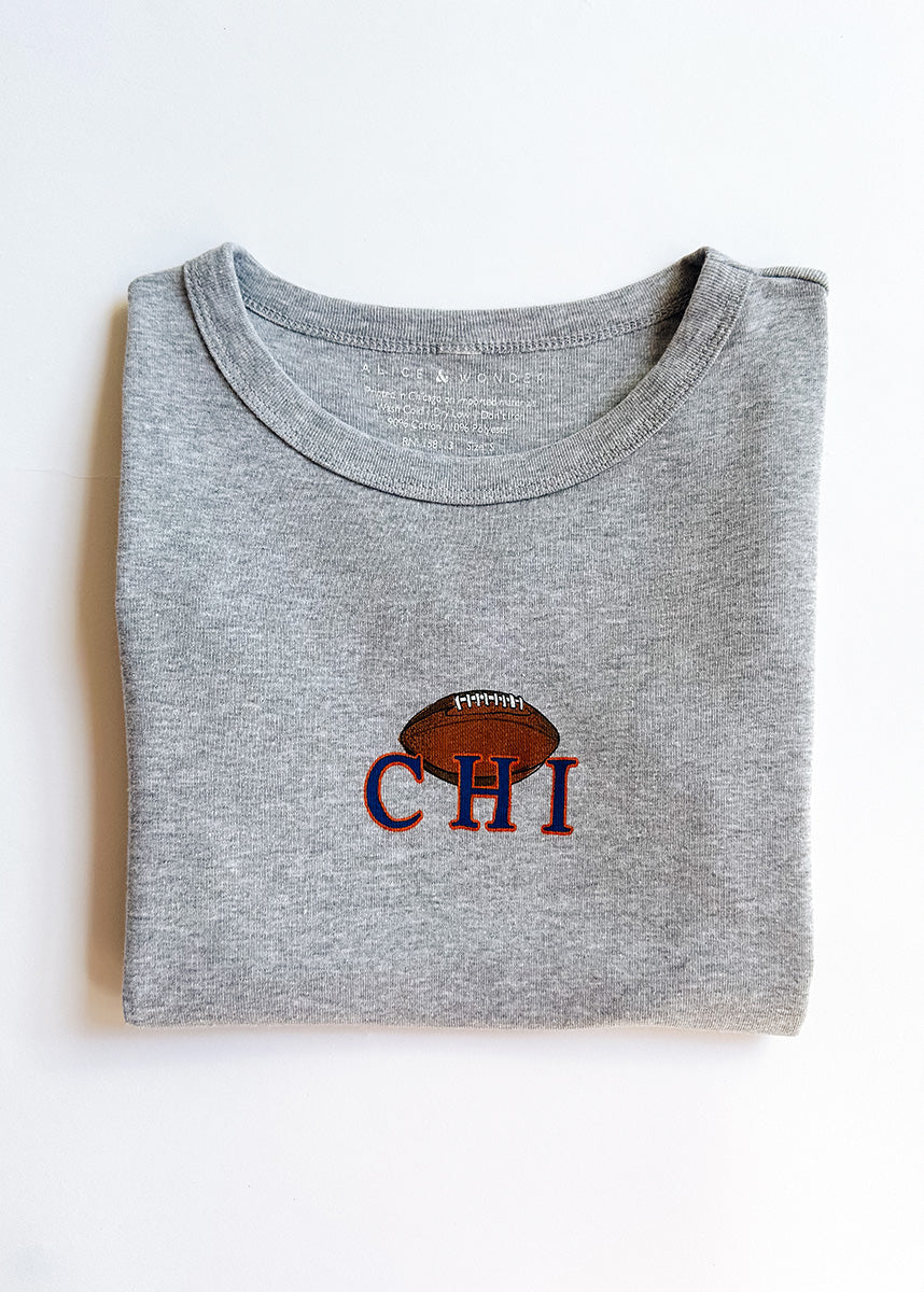 Chi Football Baby Tee