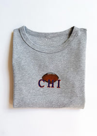 Chi Football Baby Tee