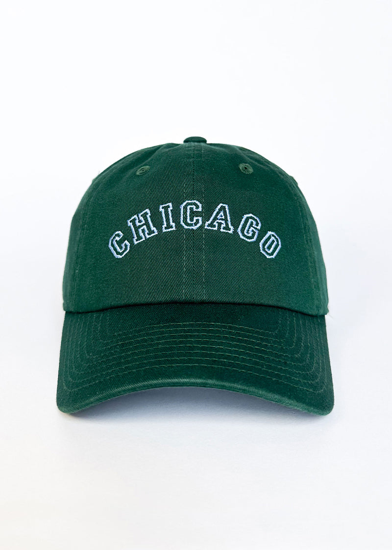 Chicago Arch Dad Hat - Green & Blue