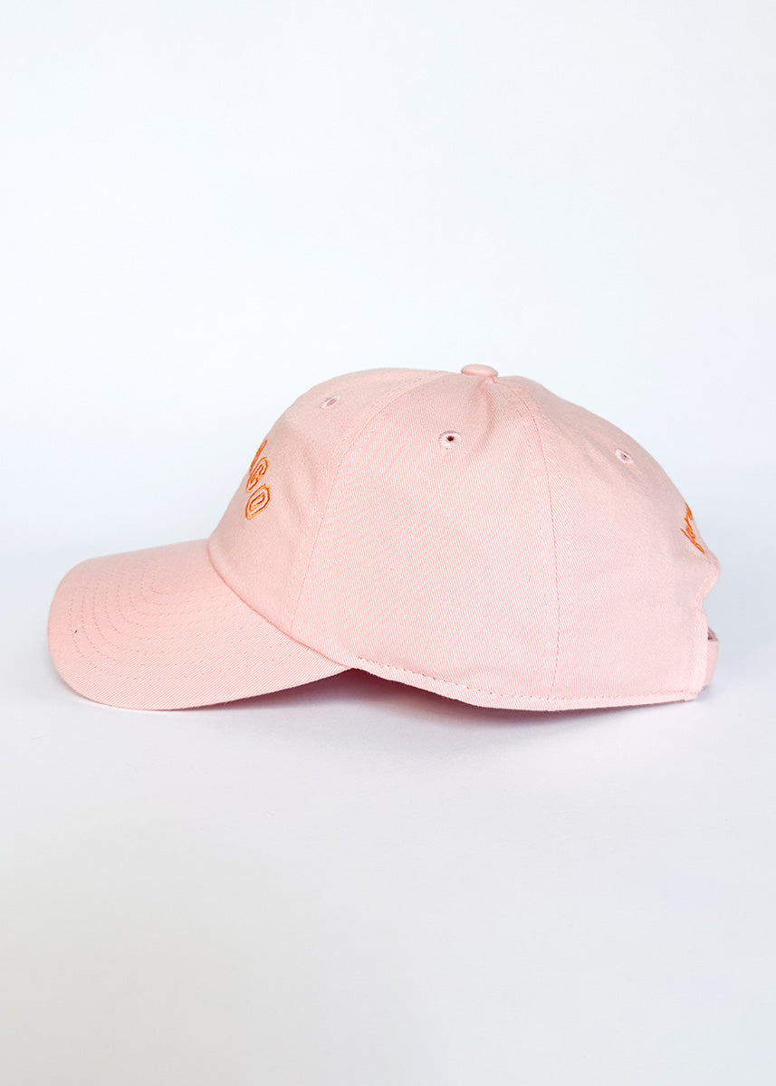 Chicago Arch Dad Hat - Pink & Orange