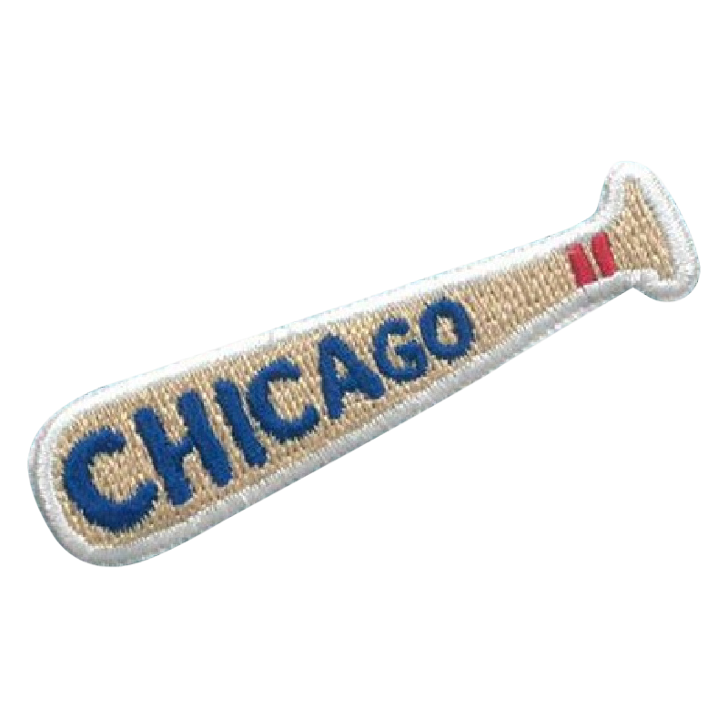 Chicago Baseball Bat Patch