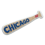 Chicago Baseball Bat Patch