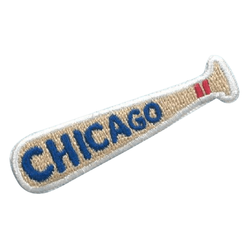 Chicago Baseball Bat Patch