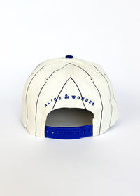 Chicago Cubs Pinstripe Puff Hat - Royal