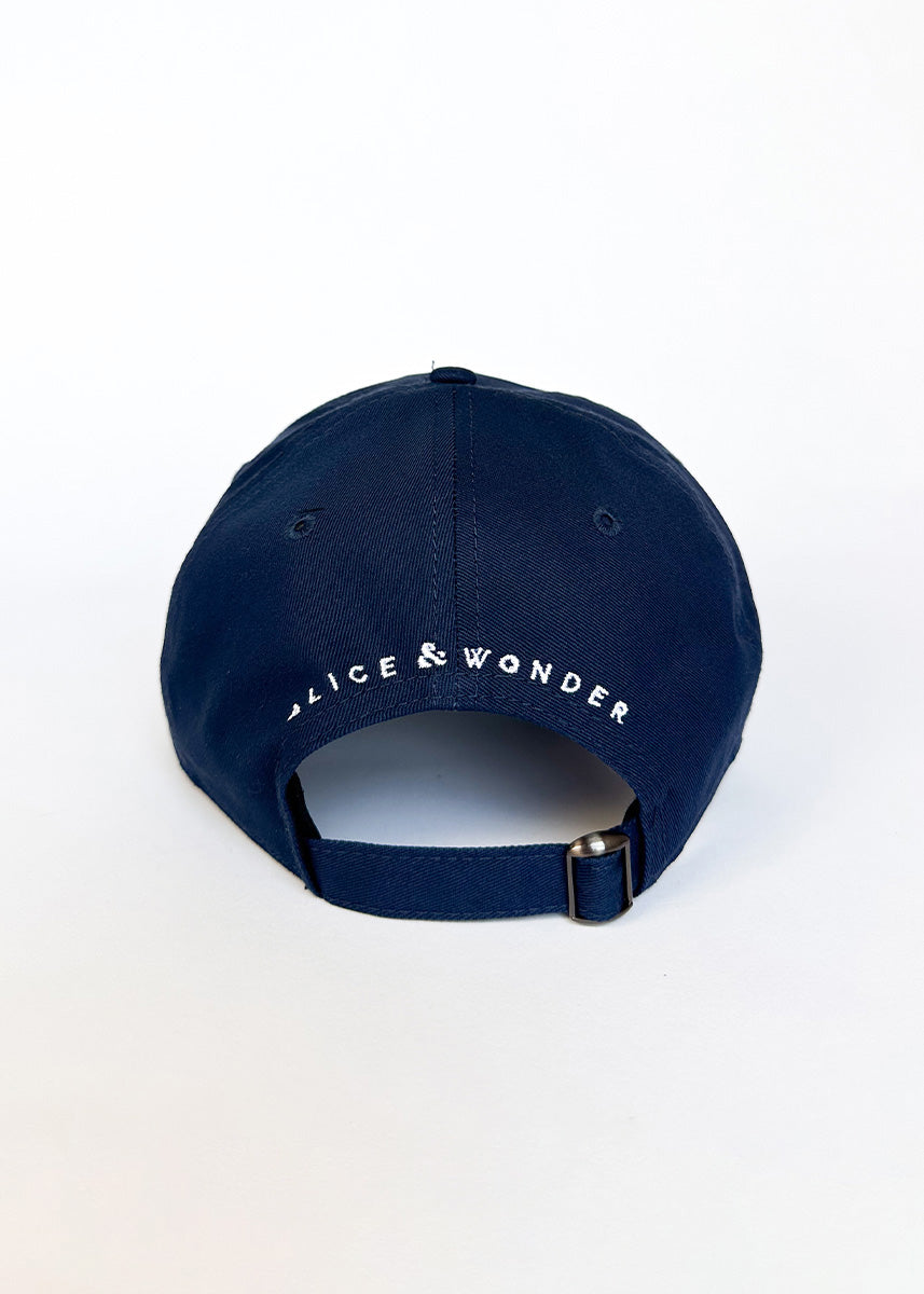 Chicago Cubs Vintage Logo Dad Hat - Navy