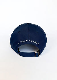 Chicago Cubs Vintage Logo Dad Hat - Navy