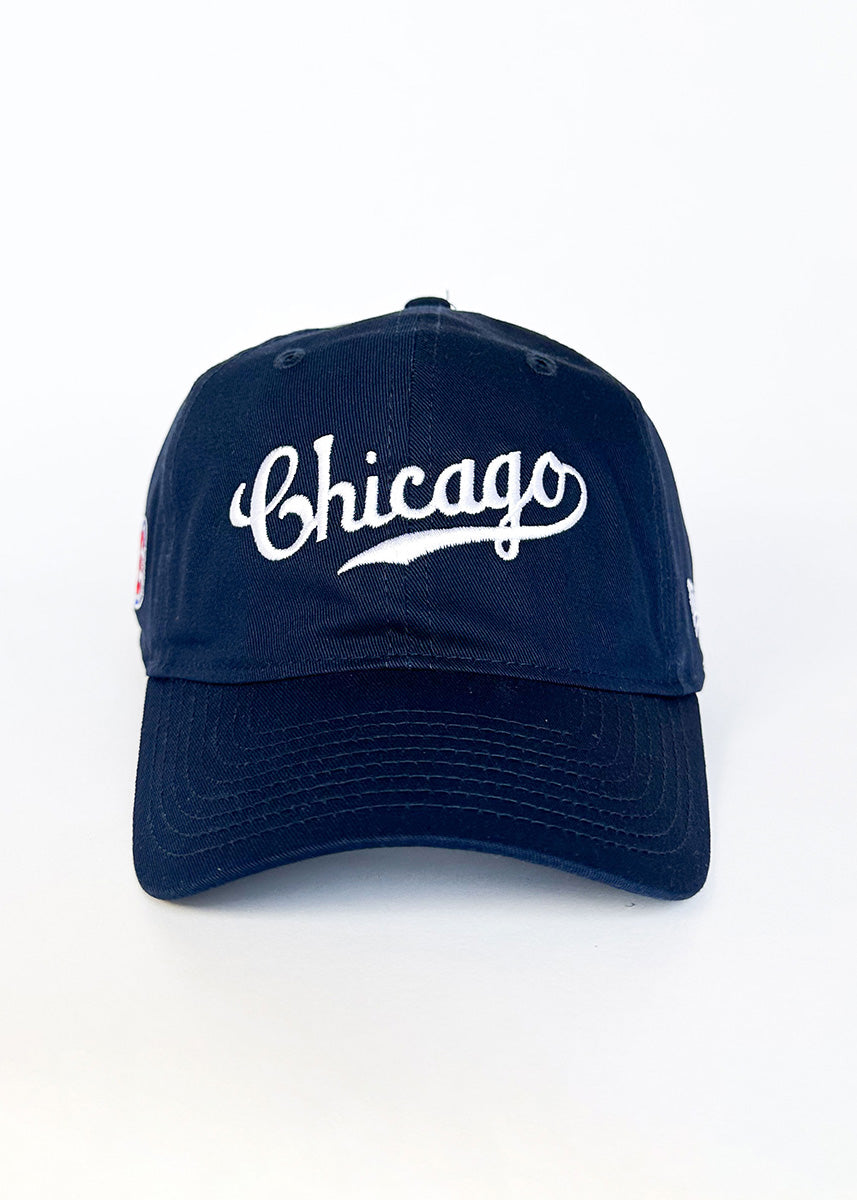 Chicago Cubs Vintage Logo Dad Hat - Navy