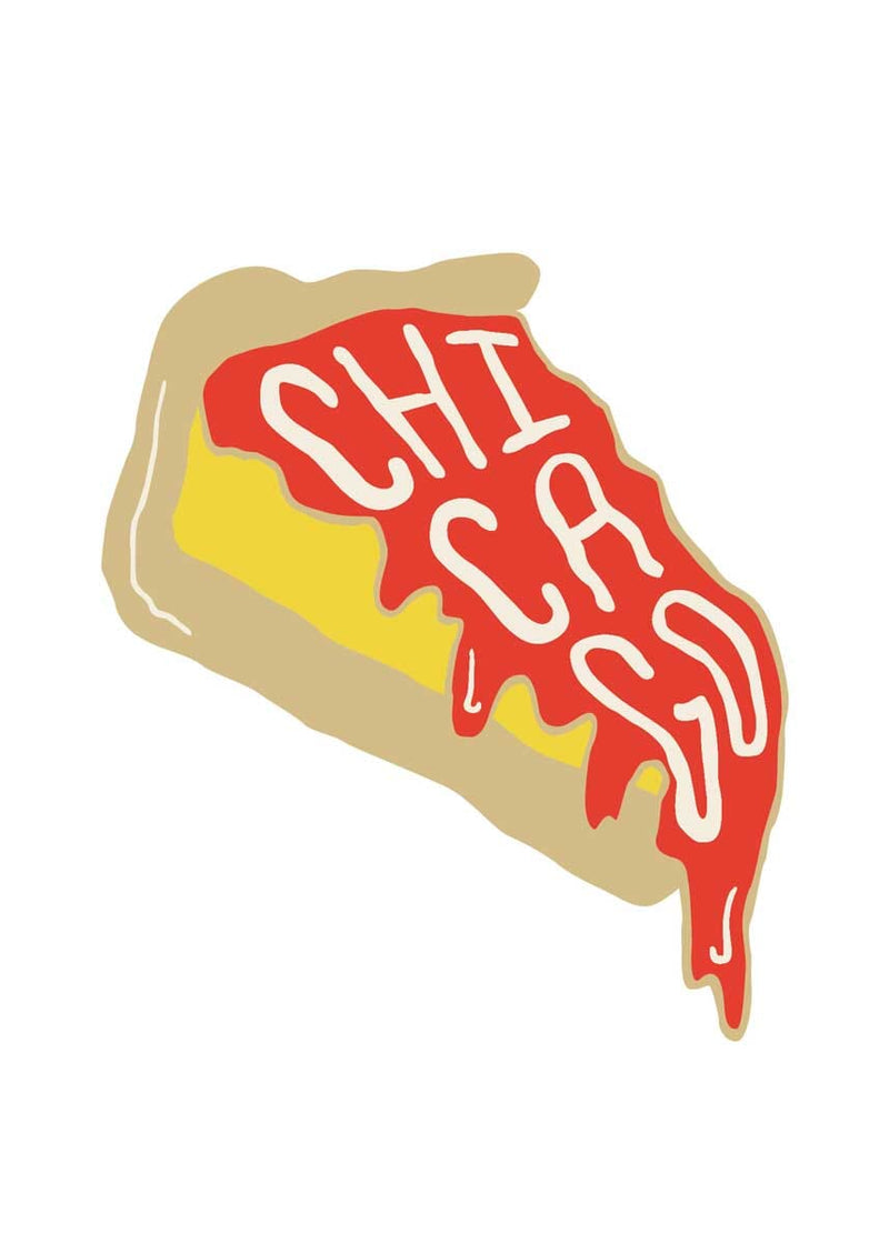 Chicago Pizza Sticker