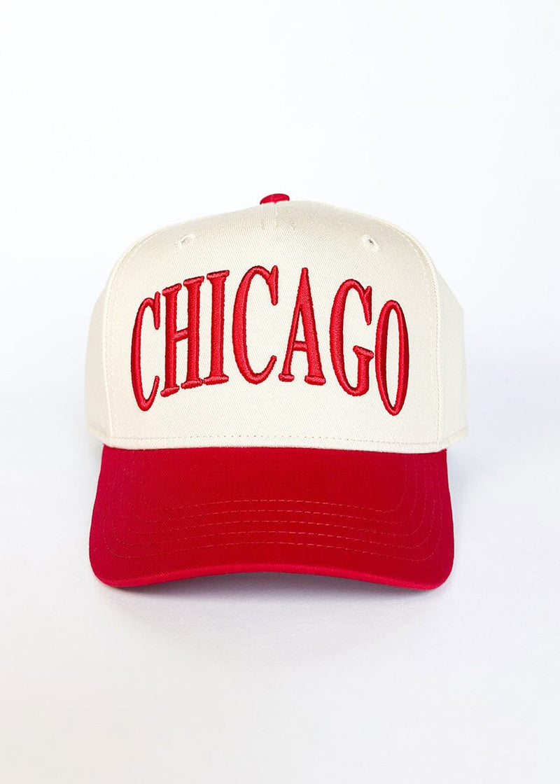 Chicago Puff Baseball Cap - Red