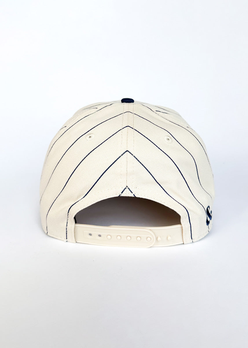Chicago Puff Pinstripe Baseball Cap - Breaker Blue