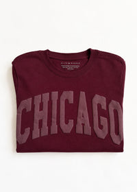Chicago Crop Collegiate Puff - Maroon