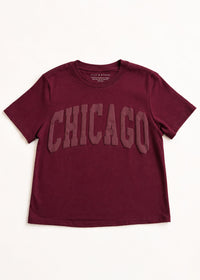 Chicago Crop Collegiate Puff - Maroon