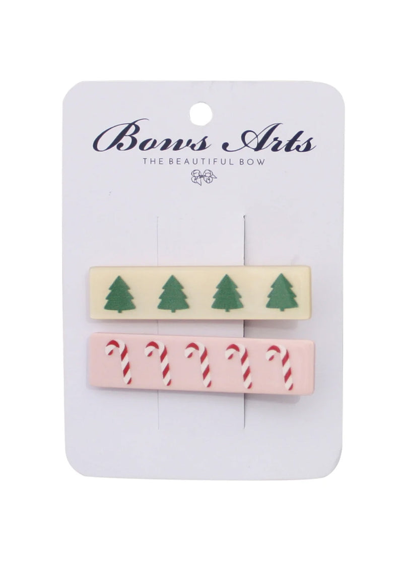 Christmas Bar Clip Set - Trees & Candy Canes