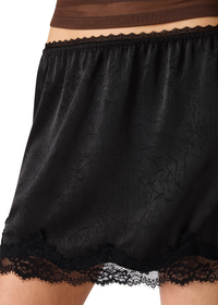 Cindi Lace Mini Skirt - Black