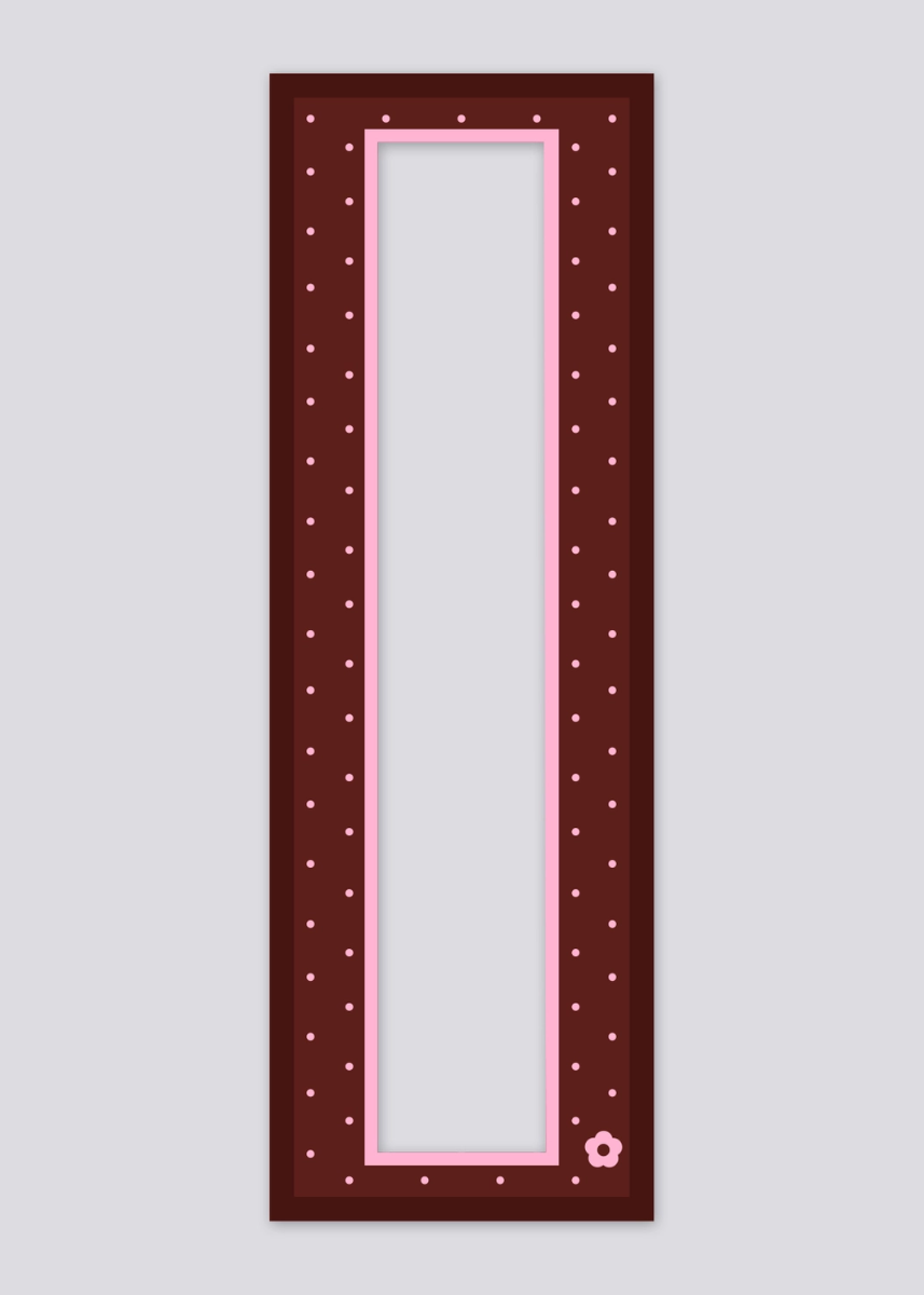 Cocoa Magnetic Photobooth Frame