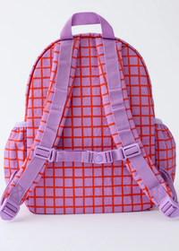 Cool Kid Backpack - Orchid Grid