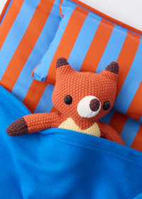 Cool Kid Nap Mat - Blue & Rust Stripe