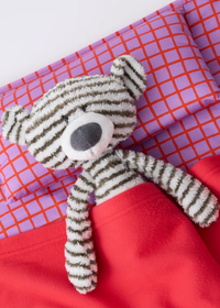 Cool Kid Nap Mat - Orchid Grid