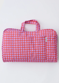 Cool Kid Nap Mat - Orchid Grid