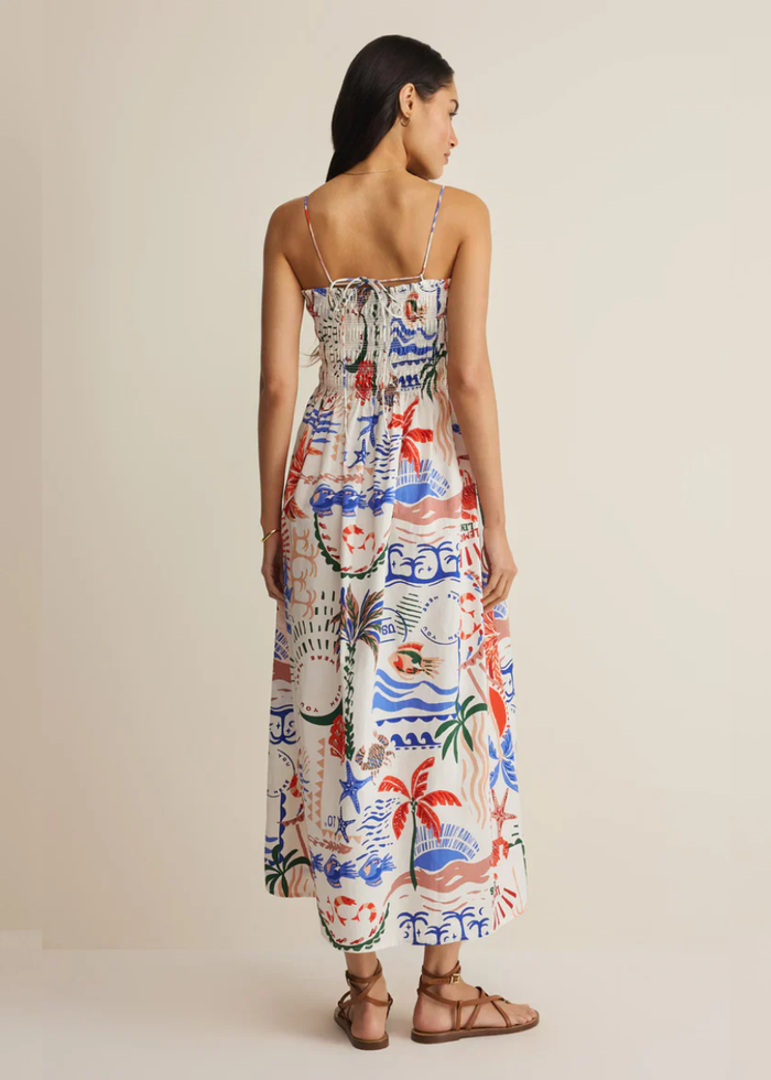 Cornelia Getaway Midi Dress - Multi